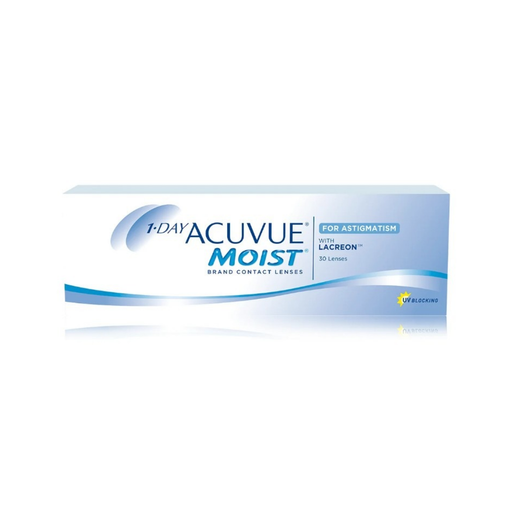 Lentes de contacto Acuvue 1-day Moist tórica